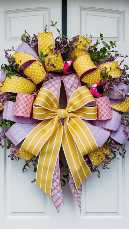 Spring time Floral Wreath